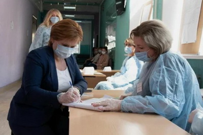 Елена Сорокина проголосовала на выборах депутатов Рязоблдумы
